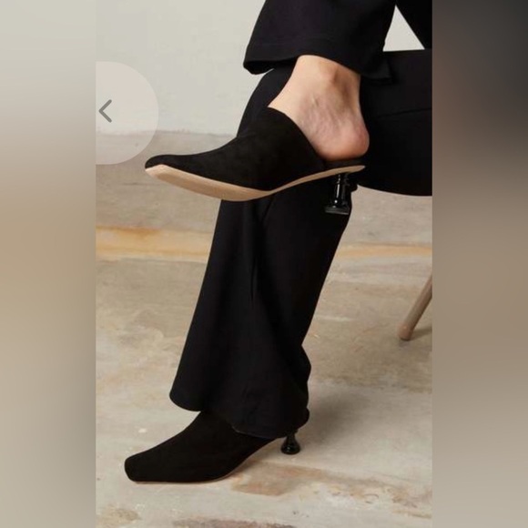 STAUD Shoes - STAUD Black Mules